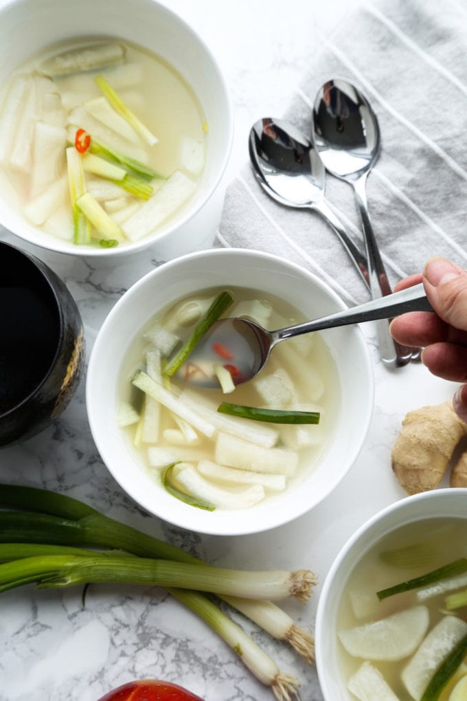 Dongchimi (Korean Radish Water Kimchi)