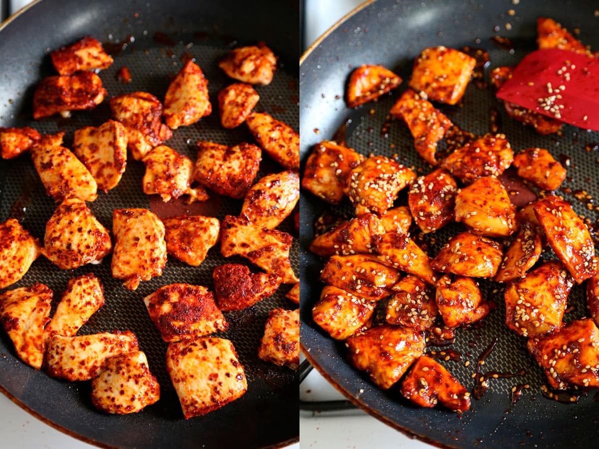 How to make korean sticky chicken