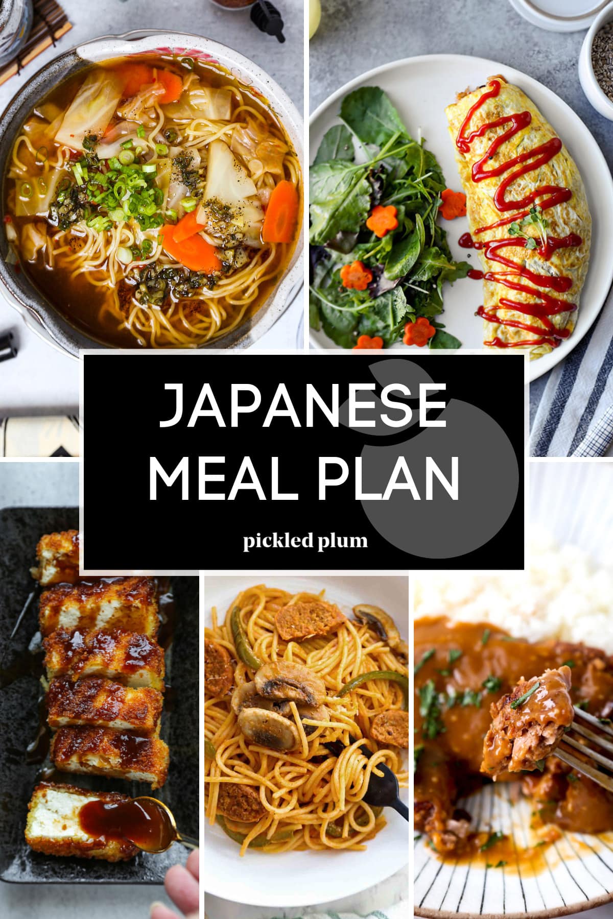 Japanese Weekly Meal Plan