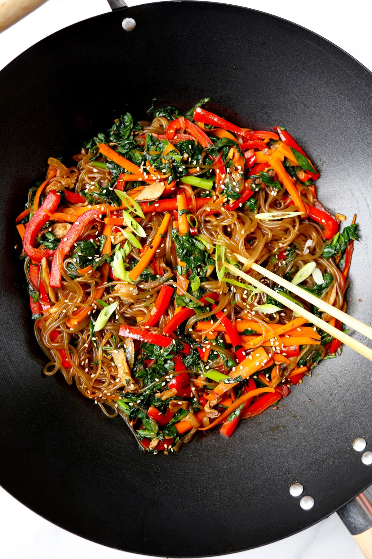 Korean japchae 