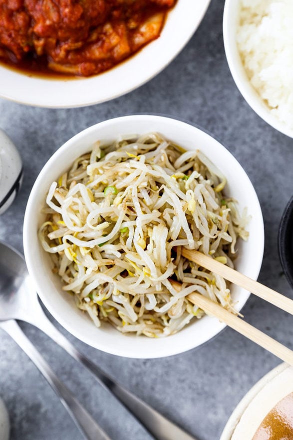 Korean Bean Sprouts Salad