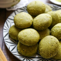 matcha mochi cookies