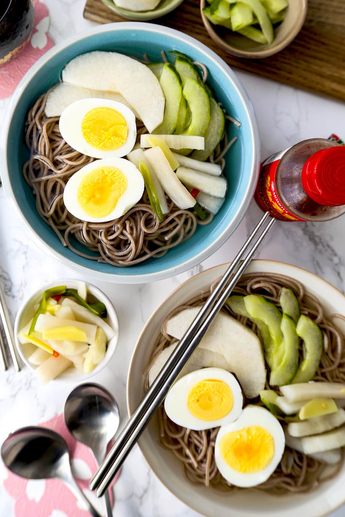 Naengmyeon (Korean Cold Noodles – 냉면 )