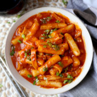 Tteokbokki - Korean rice cakes