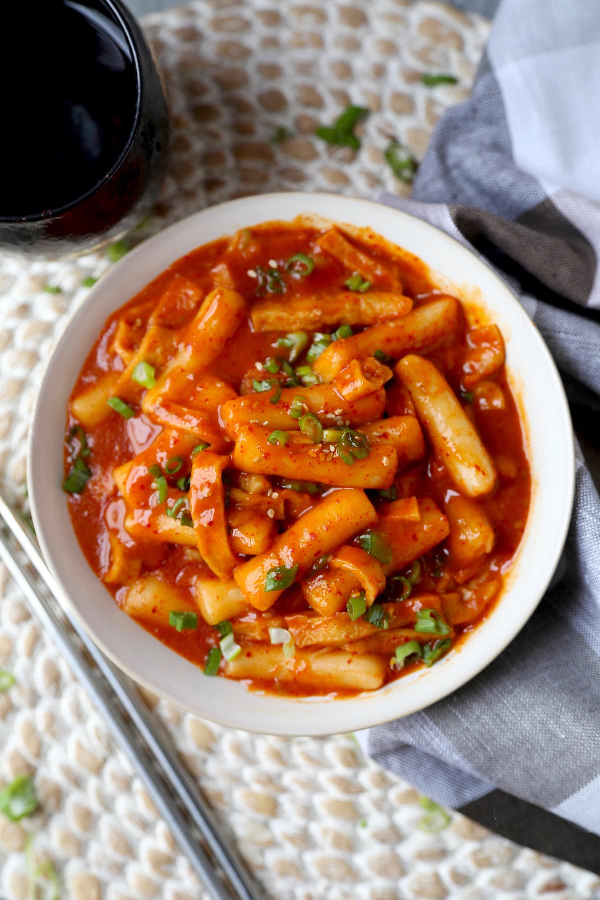 Tteokbokki - Korean rice cakes