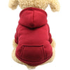 XS-2XL Pet Dog Hoodie Coat Soft Fleece Warm Puppy