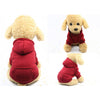 XS-2XL Pet Dog Hoodie Coat Soft Fleece Warm Puppy